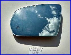 Mercedes C W205 S W222 E W213 Oem Left Auto DIM Heated Mirror Glass Blind Spot