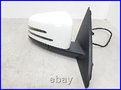 Mercedes Gla X156 13-19 Offside Wing Mirror In Calcite White Paint Code 650