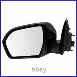 Mirror LH Side Power 360 Camera Blind Spot Checkered Finish for Expedition