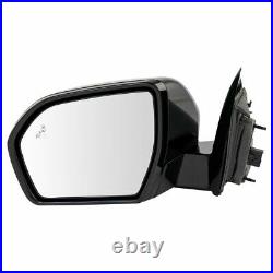 Mirror LH Side Power Fold Heated Blind Spot Checkered Finish for Expedition