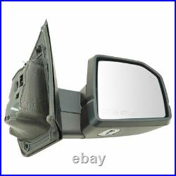 Mirror Power Fold Heated Memory Signal Spotlight Blind Spot Chrome RH for Ford