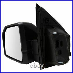 Mirror Power Folding Heat Signal Blind Spot Memory Camera Spot Pair for F150 New