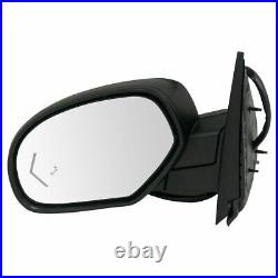 Mirror Power Folding Heated Signal Memory Blind Spot Puddle Textured Left for GM