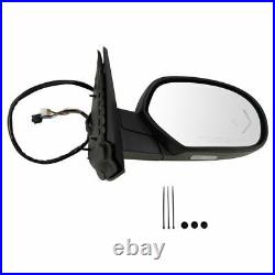 Mirror Power Folding Heated Signal Memory Blind Spot Puddle Textured Pair for GM