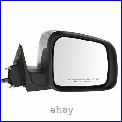 Mirror Power Heated Signal Blind Spot Chrome Right for 11-20 Grand Cherokee