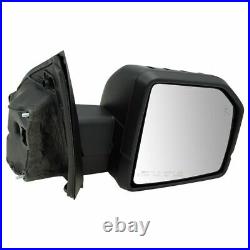 Mirror Power Heated Signal Blind Spot Spotlight Textured Black Right RH for Ford