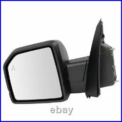 Mirror Power Heated Signal Blind Spot Textured Black Driver Left LH for Ford New