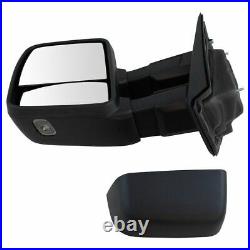 Mirrors Tow Power Heated Signal Spotlight Blind Spot Black Pair for Ford F150