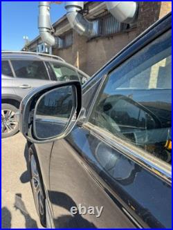 Mitsubishi Outlander Mk3 Passenger N/s Wing Mirror Powerfold In Black 2012-2022