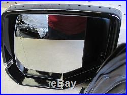 NEW 15-17 GM LH DRIVER SIDE REAR VIEW DOOR MIRROR With CAMERA SURROUND 360 WHITE