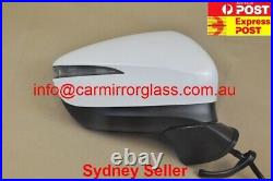 NEW DOOR MIRROR FOR MAZDA CX-3 2015-2020, Blind Spot Monitor (Right, White,)