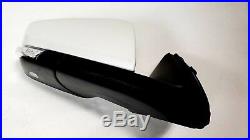 NEW OEM 2014-18 IMPALA WHITE RIGHT SIDE MIRROR WithBLIND SPOT DETECTOR 23410949