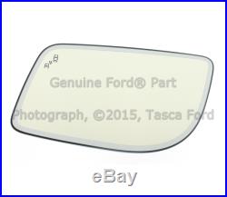 NEW OEM LH DRIVERS SIDE VIEW MIRROR GLASS 2012-2013 LINCOLN MKS With BLIND SPOT