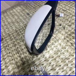 NISSAN JUKE 14-19 leftWING MIRROR WITH CAMERA IN WHITE PAINT CODE QAB E8047186