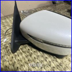 NISSAN JUKE 14-19 leftWING MIRROR WITH CAMERA IN WHITE PAINT CODE QAB E8047186