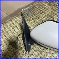 NISSAN JUKE 14-19 leftWING MIRROR WITH CAMERA IN WHITE PAINT CODE QAB E8047186