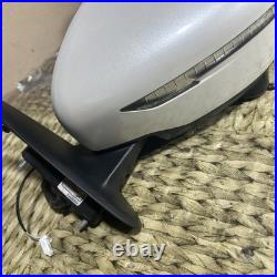 NISSAN JUKE 14-19 leftWING MIRROR WITH CAMERA IN WHITE PAINT CODE QAB E8047186