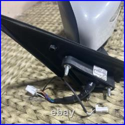 NISSAN JUKE 14-19 leftWING MIRROR WITH CAMERA IN WHITE PAINT CODE QAB E8047186