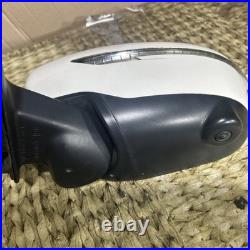 NISSAN JUKE 14-19 leftWING MIRROR WITH CAMERA IN WHITE PAINT CODE QAB E8047186