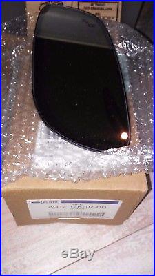 NOS 10-17 Ford Taurus Left Driver Mirror Glass Lens withBlind Spot Assembly