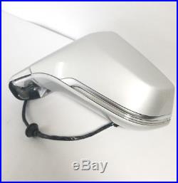 New GM Cadillac ELR 14-2016 LH Mirror WithSignal Light/Blind Spot SILVER 22884927