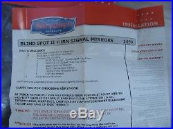 New Kuryakyn Blind Spot Turn Signal Mirrors 1499 Harley Davidson Softail Dyna &