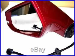 New OEM Cadillac ELR 2014-2016 RED LH Mirror With Signal Light/BLIND SPOT 22884931