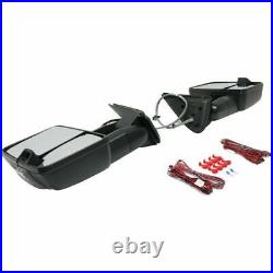 New Pair of Left & Right Power Tow Mirror For Chevy Avalanche 1500 / 2500 02-06