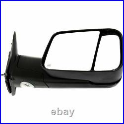 New Passenger Side Power Heated Smoked Signal Tow Mirror for Dodge Ram 2009-2012