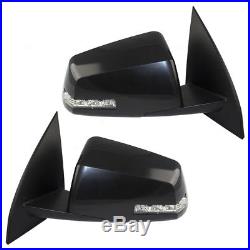 New Set Power Side Mirror Heated Signal Blind Spot Glass Acadia Outlook Traverse