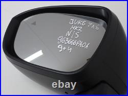 Nissan Juke F16 Left Passenger Wing Mirror + Camera + Blind Spot 963666pa0a Nsf