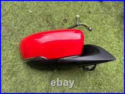Nissan Leaf 2017-2024 Red Drivers Side OS Wing Mirror Blind Spot Powerfold 360