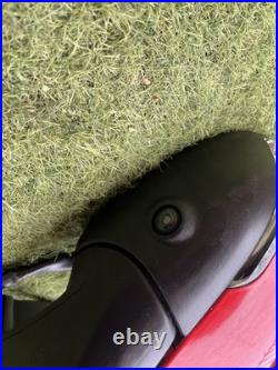 Nissan Leaf 2017-2024 Red Drivers Side OS Wing Mirror Blind Spot Powerfold 360