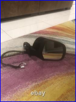 Nissan Leaf MK1 2011-2017 OS Drivers Wing Mirror 360 Camera Black Power Folding