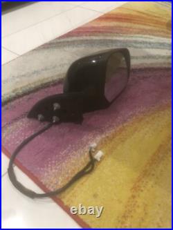 Nissan Leaf MK1 2011-2017 OS Drivers Wing Mirror 360 Camera Black Power Folding