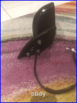 Nissan Leaf MK1 2011-2017 OS Drivers Wing Mirror 360 Camera Black Power Folding