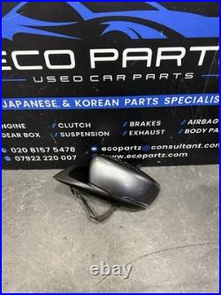Nissan Leaf Wing Door Mirror Left Grey Fold Camera Blind Spot 2017-2024