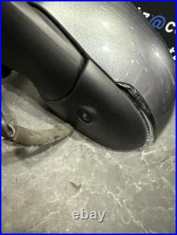 Nissan Leaf Wing Door Mirror Left Grey Fold Camera Blind Spot 2017-2024