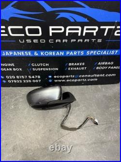 Nissan Leaf Wing Door Mirror Right Grey Fold Camera Blind Spot 2017-2024