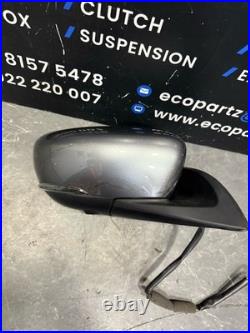 Nissan Leaf Wing Door Mirror Right Grey Fold Camera Blind Spot 2017-2024