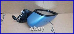Nissan Note E12 Mk2 Passenger Side Door Mirror With Camera In Blue Colour 13-18