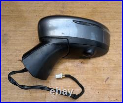 Nissan Note Mk2 Wing Mirror N/s With Puddle Light & Blind Spot Kad Grey 2013-17