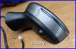 Nissan Note Mk2 Wing Mirror N/s With Puddle Light & Blind Spot Kad Grey 2013-17