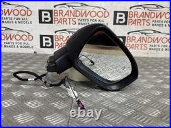 Nissan Qashqai J12 Driver Mirror Vm680601 Powerfold Camera Blindspot Black (z11)