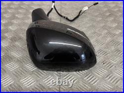 Nissan Qashqai J12 Driver Mirror Vm680601 Powerfold Camera Blindspot Black (z11)