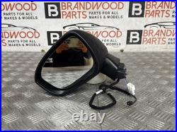 Nissan Qashqai J12 Passenger Mirror Pfold Camera Blindspot Vm680501 Black (z11)