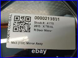 Nissan X Trail Door Mirror Right Driver Chrome 963024ca8a Mk3 T32 2014 2020