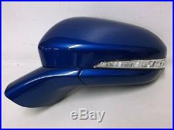 OEM 2015-2019 FORD FUSION LH DRIVER SIDE MIRROR WithSIGNAL BLIND SPOT BLUE