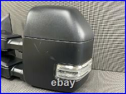 OEM 2015-2020 Ford F150 DRIVER POWER DUAL TELESCOPIC TOW MIRROR LED BLINDSPOT