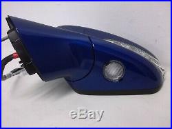 OEM 2017 2018 2019 FORD FUSION LH DRIVER SIDE MIRROR WithSIGNAL BLIND SPOT BLUE